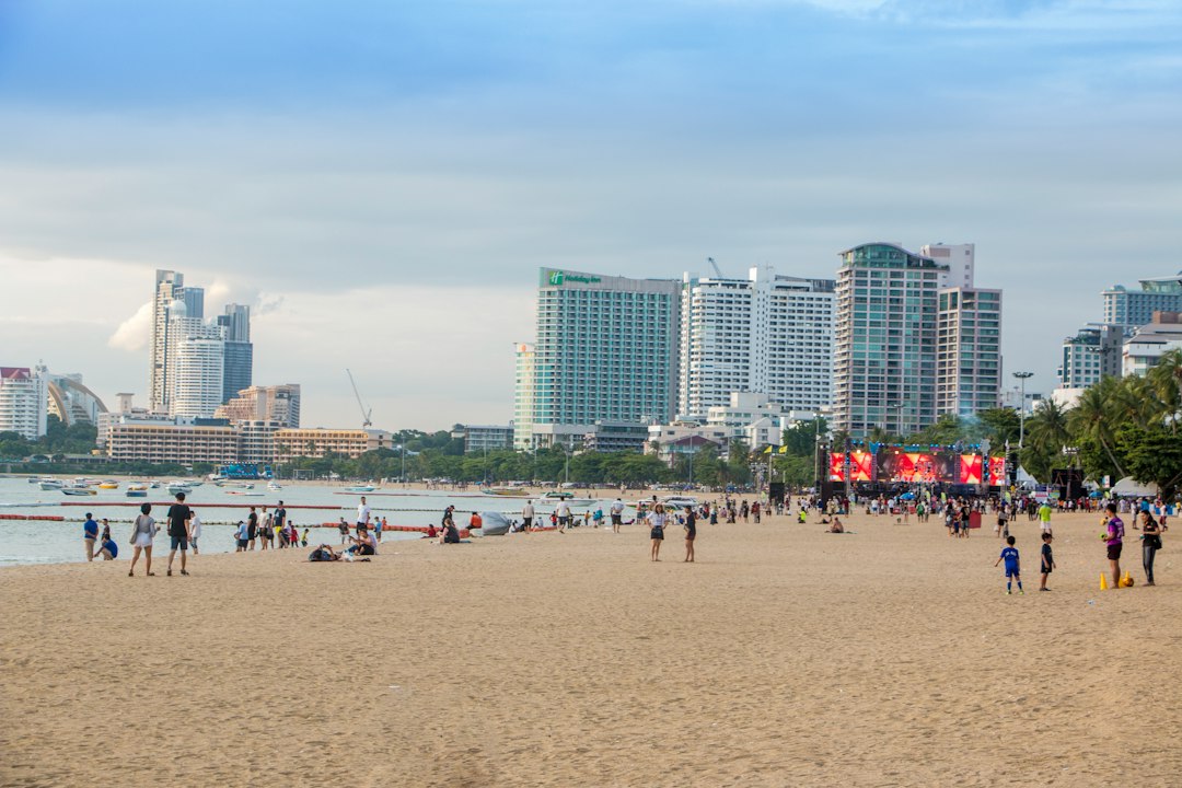 Pattaya beach coastline